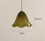 Bauhaus Medieval stained glass Petals Art Creative LED Home Ceiling Lights Lustre Lamps for Living Room Decoration Chandeliers - Image 13