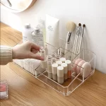 Makeup Organizer Office Organizer Box Cosmetic Plastic Storage Box Desk Bathroom Cosmetic Storage Case Cosmetic Storage Rack - Image 10