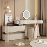 modern coiffeuse bedroom furniture wooden dressing table home storage cabinet master bedroom vanity table make up with mirror