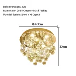 Modern Crystal Ball Ceiling Lights Surface Mounted LED Lamps Lighting Fixture for Living Room Lustres Home Decor Lampara Techo - Image 10