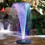 Solar Fountain Led Solar Water Fountain with LED Lights for Outdoor Landscape Garden Decor Floating Pool Fountain Solar Pump