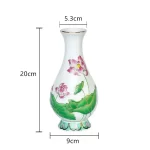 Home Ceramics Lotus Vases Ornaments Buddha Hall Worship Accessories Living Room Flower Arrangement Vase Decoration Crafts - Image 12