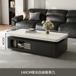 Storage Luxury Coffee Table Modern Living Room Designer Drawers Organizer Moving Side Table Writing Mesa Auxiliar Home Furniture - Image 18