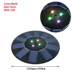 Solar Fountain Led Solar Water Fountain with LED Lights for Outdoor Landscape Garden Decor Floating Pool Fountain Solar Pump - Image 8