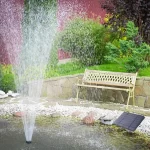 Solar Fountain with 6 Nozzles - 1.4W Solar Panel Floating Water Pump for Bird Baths, Pools, Garden DIY Waterfall Yard Decor - Image 6