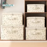 Foldable Storage Box Large Capacity Clothes Blanket Storage Bags Storage Containers for Organizer Bedroom Closet Cloth Dustproof - Image 3