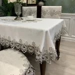 Tablecloth Rectangle Luxury Embroidery Lace Round Table Cover Flower Elegant Table JuppeTable Dining Cloth Table Flag Towels - Image 11