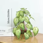 Green Artificial Plants Simulation Wall Hanging Fake Leaf Rattan Real Turtle Rattan Wedding Hotel Party Home Decor Accessori - Image 11