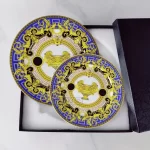 Vintage Ceramic Dinner Plate 8 Inch 10 Inch Creative Bone China Western Steak Dessert Salah Plate Kitchen Party Gift Box Set - Image 10