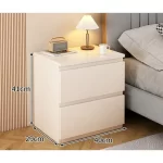Bedside table Bedroom Home Modern simple bedroom Simple heightening Bedside small cabinet Storage drawer cabinet - Image 11