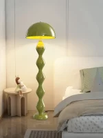 Floor lamp, living room cream wind and sand hair lamp, decorative ornament, vertical floor lamp, bedroom bedside ambient lamp - Image 7