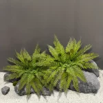 Large Artificial Plants Large Wall Hanging Fern Leaves Vines Boston Fern Bunch Persian Leaves Bunch Fake Green Plants Fake Leav - Image 3