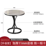 Round Side Small Coffee Tables Italian Luxury Mid Century Marble Corner Coffee Tables Nordic Vintage Living Room Furniture - Image 23