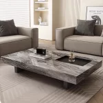Large Size Room Decor Side Table Beauty Living Room Center Cute Space Saving Coffee Table Writing Mesas Bajas Trendy Furniture - Image 4