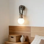 French Retro Wall Lights Sconce Mid-Century Modern Designer Brass Bedroom Headboard Living Room Entrance Decorative Lamp - Image 3