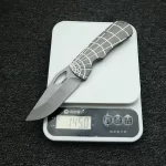 LEMIFSHE Made Dixon Titanium Handle 154CM Ceramic Bearing Pocket EDC Tool Kitchenware Fish Hunting Camping Outdoor Folding Knife - Image 14