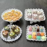 Cake Stand Birthday Cake Stand Display Cupcake Stand Snack Fruit Plate Wedding Party Tray Dessert Table Decorate Kitchen Tools - Image 2