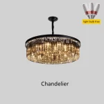 Post-modern Luxury Ceiling Chandeliers French Style Crystal LED Pendant Lights Living Dining Room Restaurant Decor Hanging Lamps - Image 7