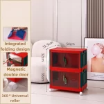 Bedroom Storage Box Clothing Cabinet Organizing Foldable Living Room Storage Cabinet Stationery Toy Organization Boxes Kitchen - Image 13