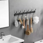 7-Hook Heavy Duty Double Sided Coat Rack Wall Hooks for Hat Coat Towel