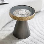 Modern Round Coffee Tables Center Living Room Hall Corner Coffee Tables Bedroom Luxury Decoration Side Table Nordic Designer - Image 3