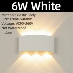 LED Wall Sconce Lamp Indoor Modern Decoration Lamp 85-265V 5W Interior Lighting For Home Stairs Bedside Living Room Wall Light - Image 13