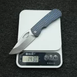 LEMIFSHE Made Dixon Titanium Handle 154CM Ceramic Bearing Pocket EDC Tool Kitchenware Fish Hunting Camping Outdoor Folding Knife - Image 8