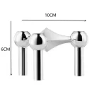 Metal Molecular Structure Candle Holder Nordic Silver Candlestick Centerpiece Living Room Decoration Gift Home Decore Candelabra - Image 8