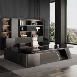 Space Saving Modern Office Desk Storage Executive Computer Office Desk Minimalist Lshaped Escritorio Oficina Office Furniture - Image 3