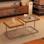 Trendy Side Table Design Design Luxury Metal Luxury Coffee Tables Unique Aesthetic Table Basse De Salon Living Room Furniture - Image 3
