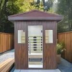 Factory Customized Outdoor Panoramic Sauna Room Round Steam Room Anti Corrosion Anti Cracking Durable Heating Home Spa Sauna - Image 10