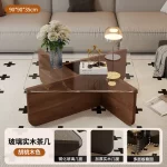 Aesthetic Coffee Table Elegant Design Glam Modern Side Table Space Premium Saving Vintage Sedentary Table Home Furniture - Image 16