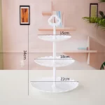 Cake Stand Birthday Cake Stand Display Cupcake Stand Snack Fruit Plate Wedding Party Tray Dessert Table Decorate Kitchen Tools - Image 11