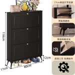 Slim Bedroom Storage Shoe Rack Display Hotel Room Farmhouse Shoe Cabinet Small Office Rangement Chaussures Home Furniture - Image 23