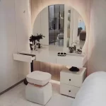 Makeup Vanity Table Set Hotel Furniture Room Nordic Home Bedroom Organizer Bedside Dresser Luxury Tocadores Woman Dressing