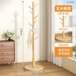 Wooden Floor Rail Coat Racks Corner Shelf Adjustable Garment Coat Racks Hanging Hall Tree Porte Manteau Lounge Suite Furniture - Image 8