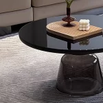 Italian Trendy Coffee Tables Round Classic Luxury Modern Design Coffee Tables Premium Aesthetic Table Basse Furniture For Home - Image 3