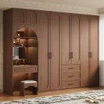 Nordic Modern Organizer Bedroom Closet Clothes Storage Wooden Roupeiros De Quarto Furniture Hanging Clothes Adults Wardrobes