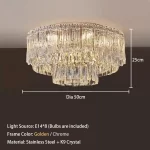 Crystal Rectangle Big Ceiling Lights LED Ceiling Chandelier Living Room Led Lamparas Para Techo Lighting for Lustre Home Decor - Image 18