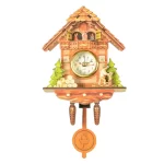 Wooden Hanging Wall Clock Bird Alarm Clock Cuckoo Clocks For Home Decoration Quartz Watch Decorative Home Decor - Image 14