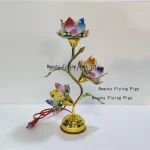 Colorful Petal Lotuscandlestick Temple Power Supply Table Candlestick Lotus Candlestick Buddha Candle Holder Home Decoration - Image 5