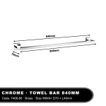 Single Towel Rack 30-80cm Bathroom Towel Holder Hanging Toilet  Clothes Shelf  Wall Mount Kitchen Storage Rail Brass Accessories - Image 7
