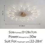 Minimalist Designer LED Ceiling Lamps Suspension Ceiling Lights for Living Room Bedroom Home Decor Indoor Lighting Decoration - Image 26