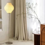 Nelson bubble floor lamp wabi sabi white ufo Silk lamp Danish designer Living Room Sofa Side Bedroom Bedside Standing Led Lamp - Image 2