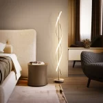 Modern Geometric Line Led Floor Designer Tieyi Vertical Table Living Room Decoration Bedroom Vertical Table Lamp - Image 2
