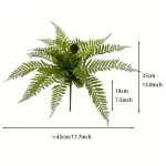 Large Artificial Plants Large Wall Hanging Fern Leaves Vines Boston Fern Bunch Persian Leaves Bunch Fake Green Plants Fake Leav - Image 8
