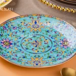 Ceramic Flat Plate Household Palace Style Jingdezhen Enamel Main Dining Plate Chinese Bone China Dessert Plate Tableware - Image 5
