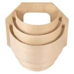 Heat Resistant Light Wood Sauna Lampshade Relaxing Spa Wood Color Lightweight Sauna Lamp Sauna Lamp Bright Illumination - Image 2