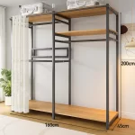 Modern Wardrobes Organizer Closet Storage Bedroom Coat Rack Floor Corner Household Metal Hanger Hat Rack Shelf Home Furniture - Image 19