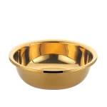 Durable Kitchen Stainless Steel Fruit Vegetable Washing Basin Thicken Salad Prepping Food Mixing Bowl Tableware Gold Kitchenware - Image 11